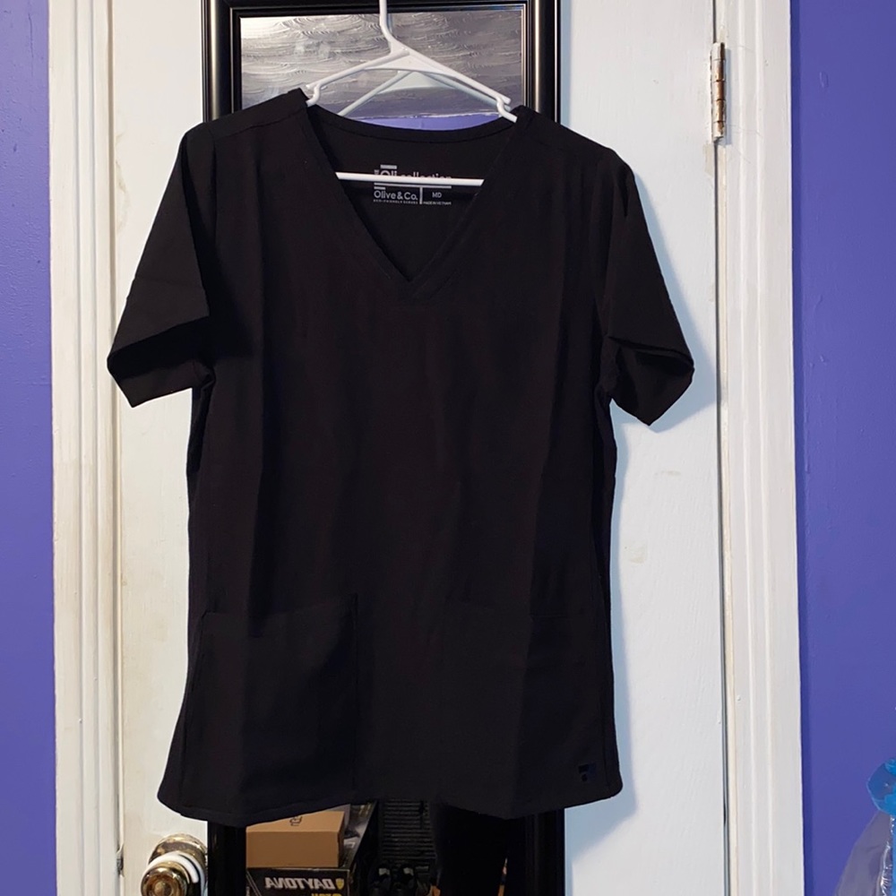 Olive and Co. Scrub top